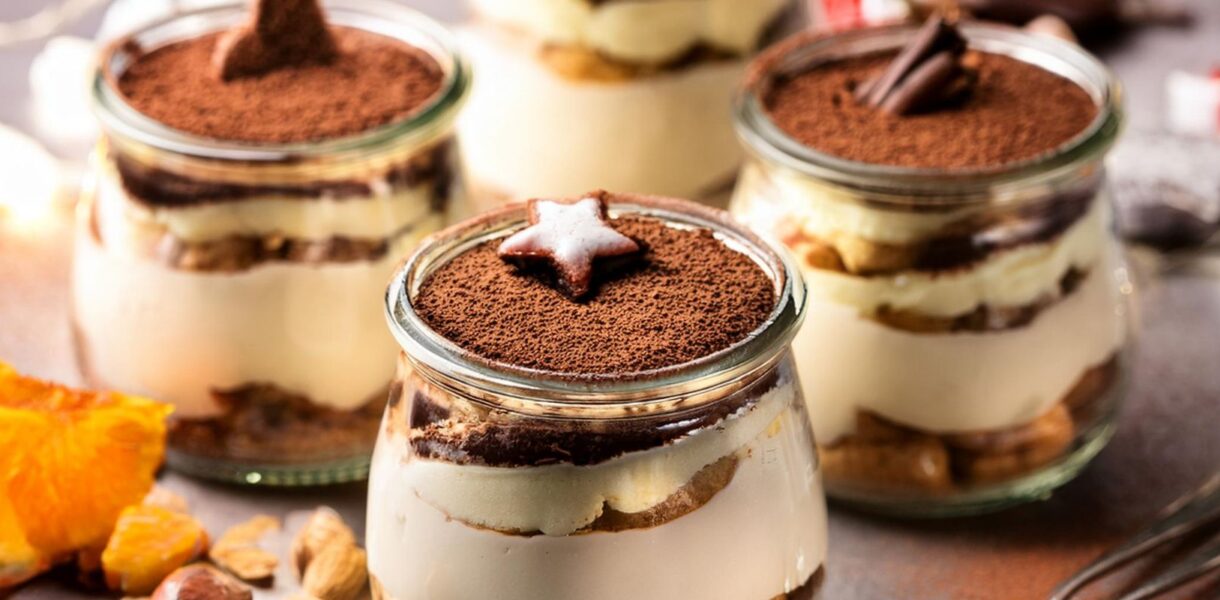 Tiramisu mit Quark und Spekulatius
