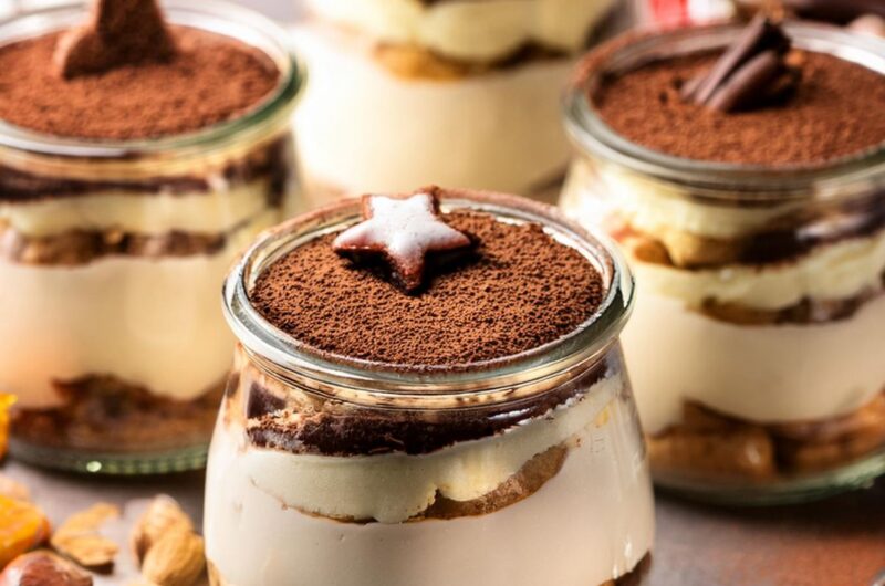 Tiramisu mit Quark und Spekulatius