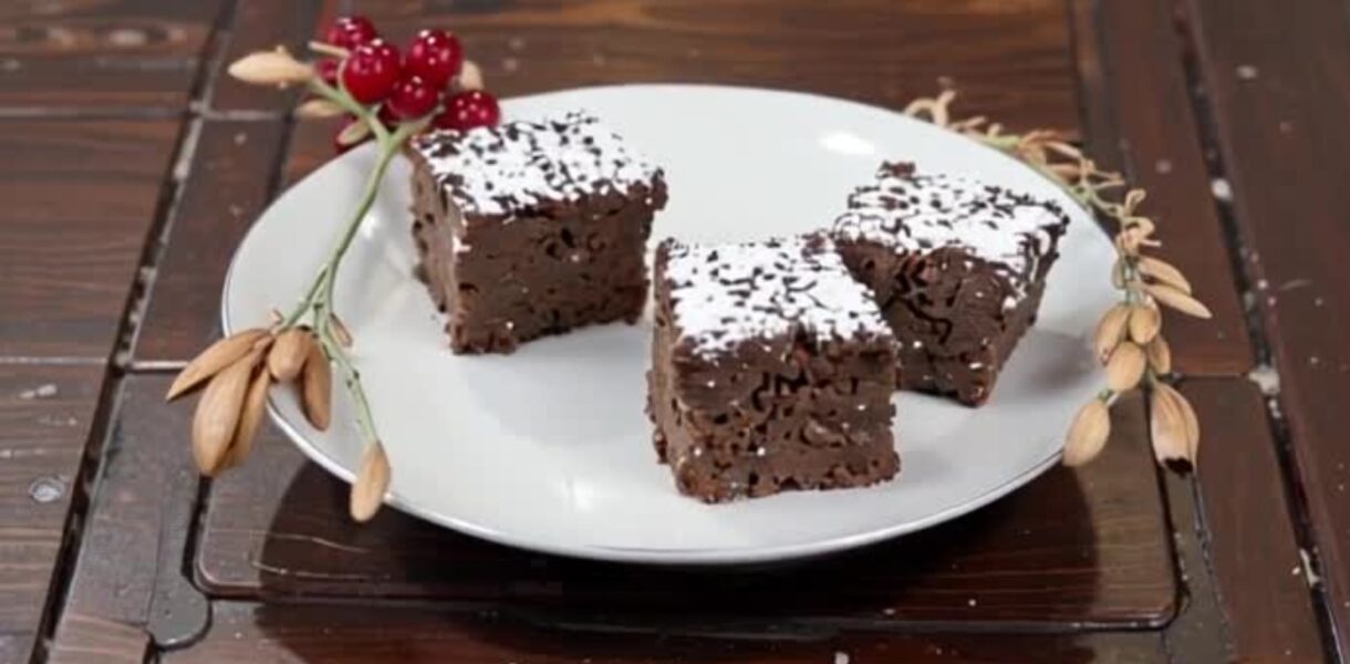 Schoko-Mandel Brownies, Mandel Schoko