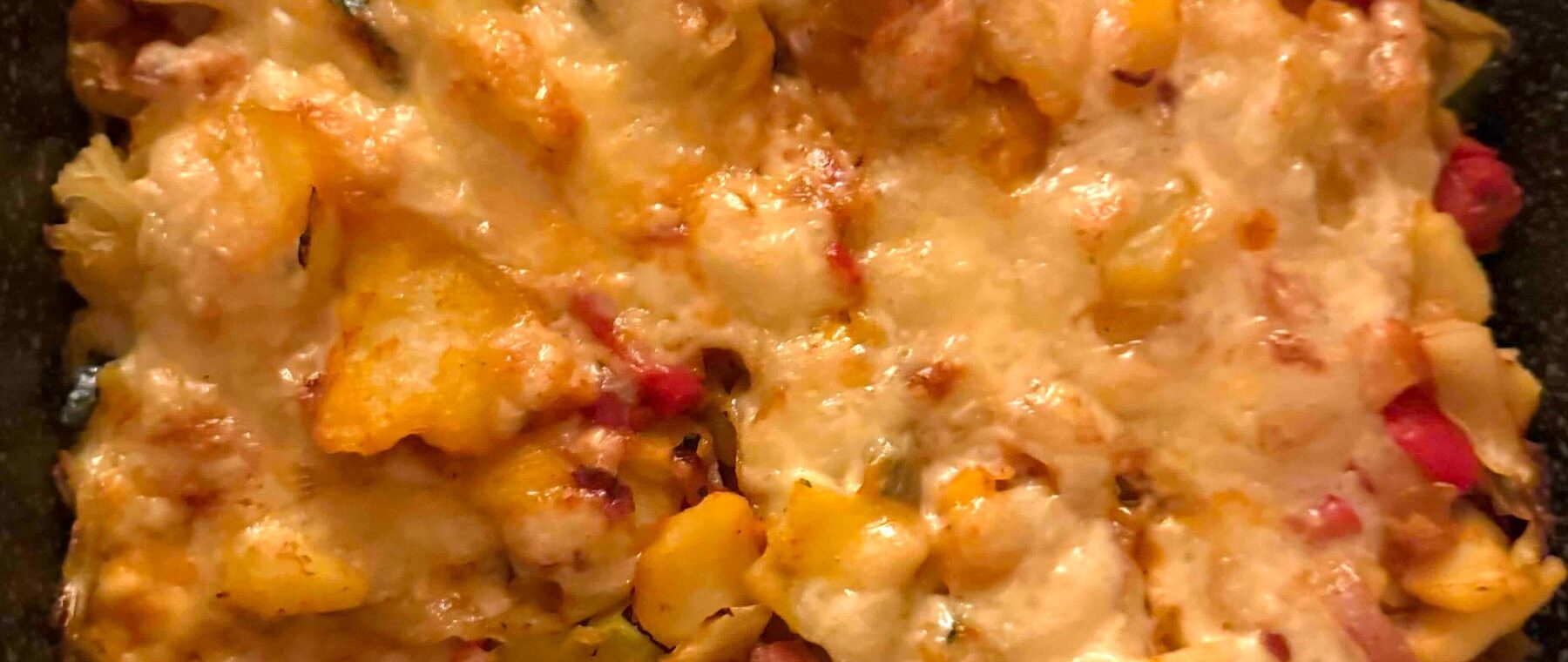 Weißkohl Auflauf mit Raclette